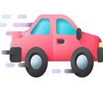 Fast delivery of a bouquet by courier