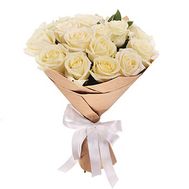 Букет из 19 белых роз