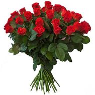 35 красных роз