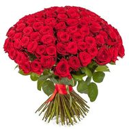 101 красная роза