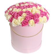 101 роза в коробке в Запорожье