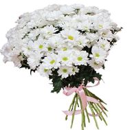 Белоснежные ромашки в букете