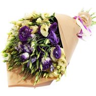 Букет эустом в бумаге