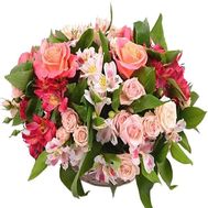 Милая корзинка цветов