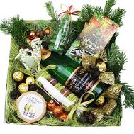 Подарочная коробка на Новый год