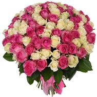 Шикарный букет из 101 розы