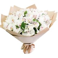 Воздушный букет из орхидей