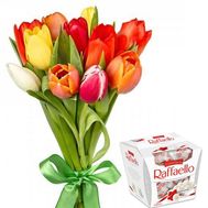 11 tulips and rafaello