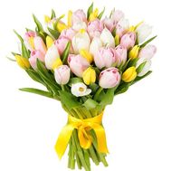 Букет тюльпанов для мамы