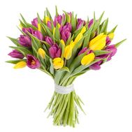 Уникальный букет тюльпанов