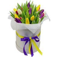 Spring box of flowers