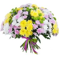 41 хризантема в букете