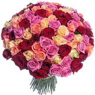 151 роза в букете