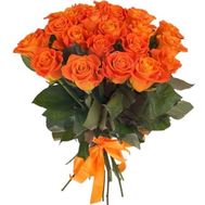 21 оранжевая роза