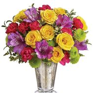 Колоритний букет квітів