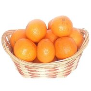 Новогодняя корзина мандаринов