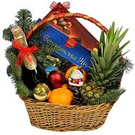 Gift basket for New Year holidays
