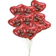 Шарики в виде сердца для любимой