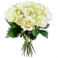 Уникальный букет белых роз