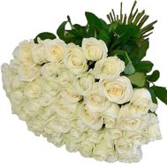 Великолепный букет белых роз