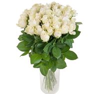 Восхитительный букет белых роз