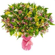 Букет из 101 альстромерии