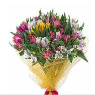 Bouquet of 19 alstromeries