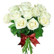 Букет из 15 белых роз