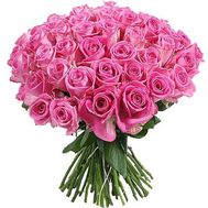 Букет из 45 розовых роз