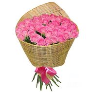 Букет из 35 розовых роз