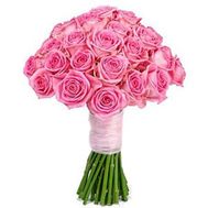Букет из 25 розовых роз