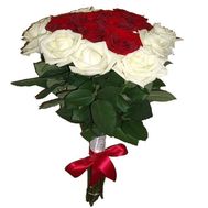 Букет сердце из 21 розы