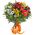 Букет мікс з альстромерій і хризантем