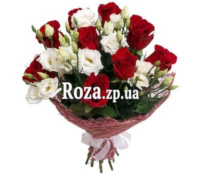 9 троянд і 6 еустом 9 троянд і 6 еустом