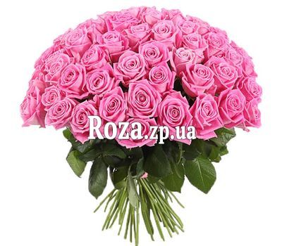 51 рожева троянда в Запоріжжі