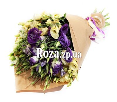 Букет эустом в бумаге Букет эустом в бумаге