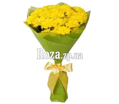 Небольшой букет желтых хризантем Небольшой букет желтых хризантем