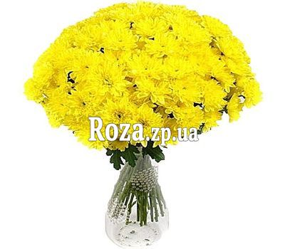 Яркий букет желтых хризантем Яркий букет желтых хризантем