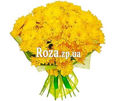 Букет из желтых хризантем Букет из желтых хризантем
