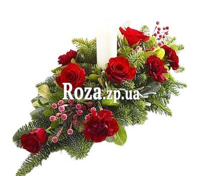 Композиция на стол со свечой Композиция на стол со свечой