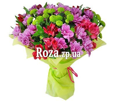 Colorful flowers in a bouquet