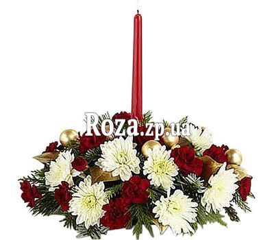 Новогодняя композиция со свечой Новогодняя композиция со свечой