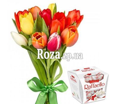 11 tulips and rafaello