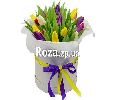 Spring box of flowers