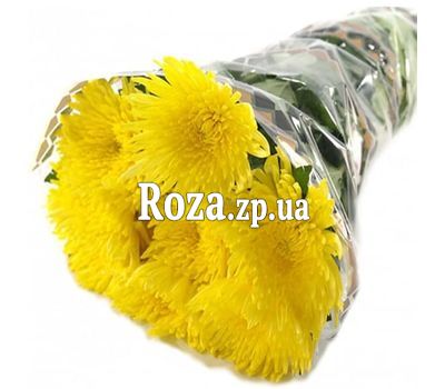 A bouquet of yellow solitary chrysanthemums A bouquet of yellow solitary chrysanthemums