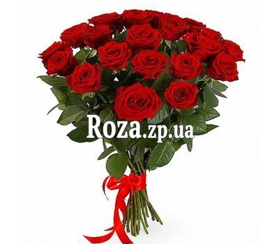 21 red roses in a wonderful bouquet