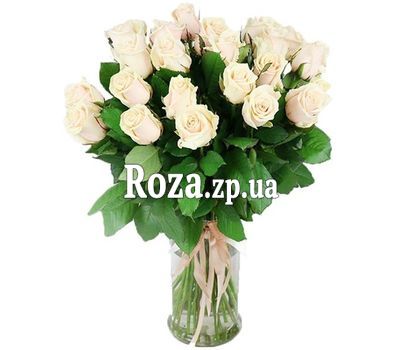 25 кремовых роз 25 кремовых роз