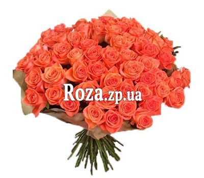 55 оранжевых роз в красивом букете 55 оранжевых роз в красивом букете