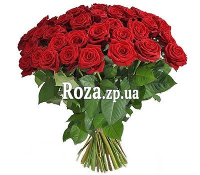 Великий букет червоних троянд