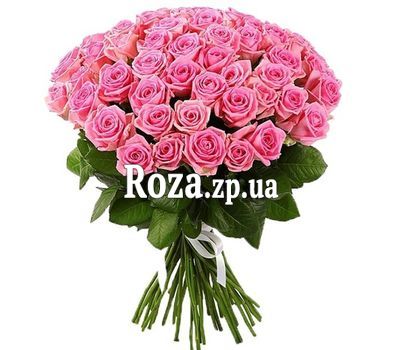 Великий букет рожевих троянд